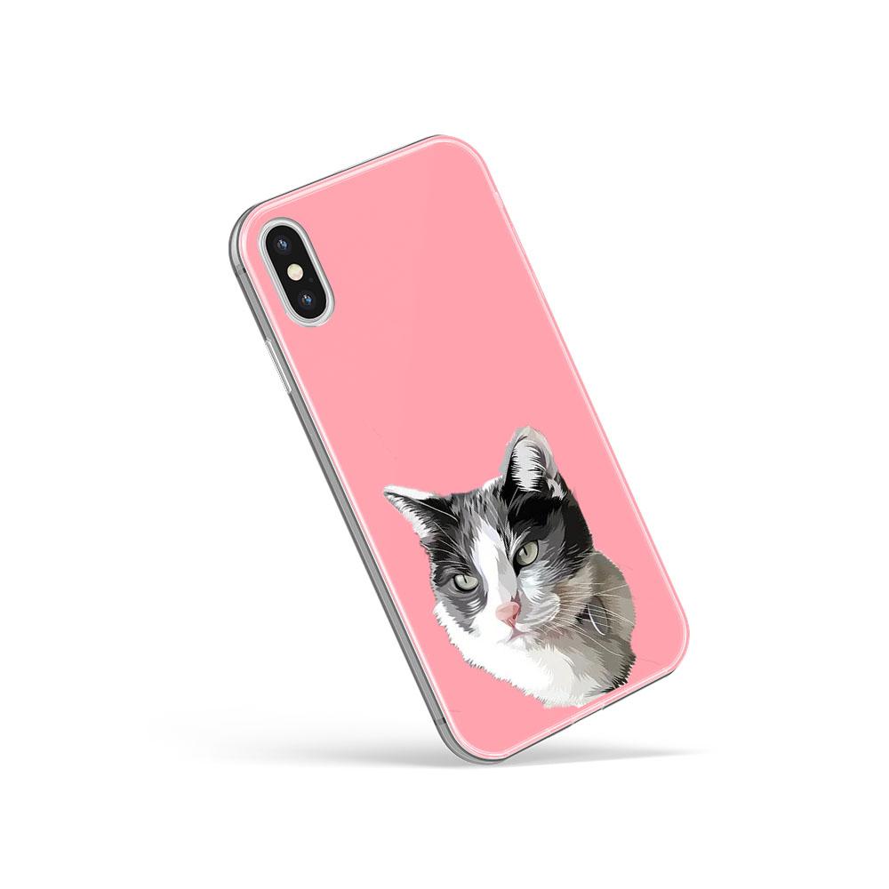 Probleem Melodrama pellet Telefoonhoesje met getekend portret van jouw hond, kat, konijn enz - Pillow  Buddies
