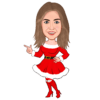 Mrs Claus Cartoon