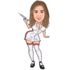 Sexy Nurse Cartoon