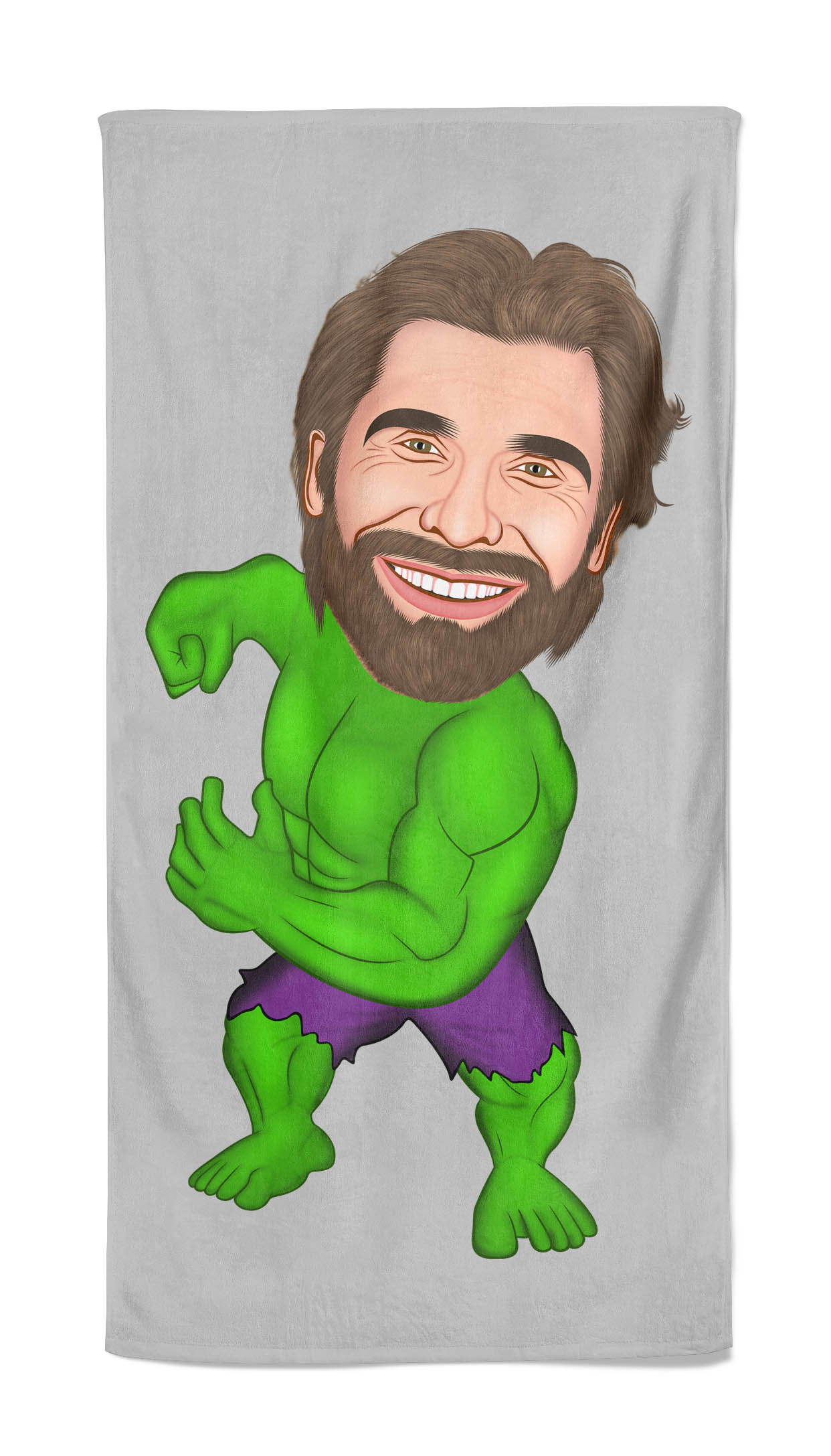 Cartoon Handdoek Hulk
