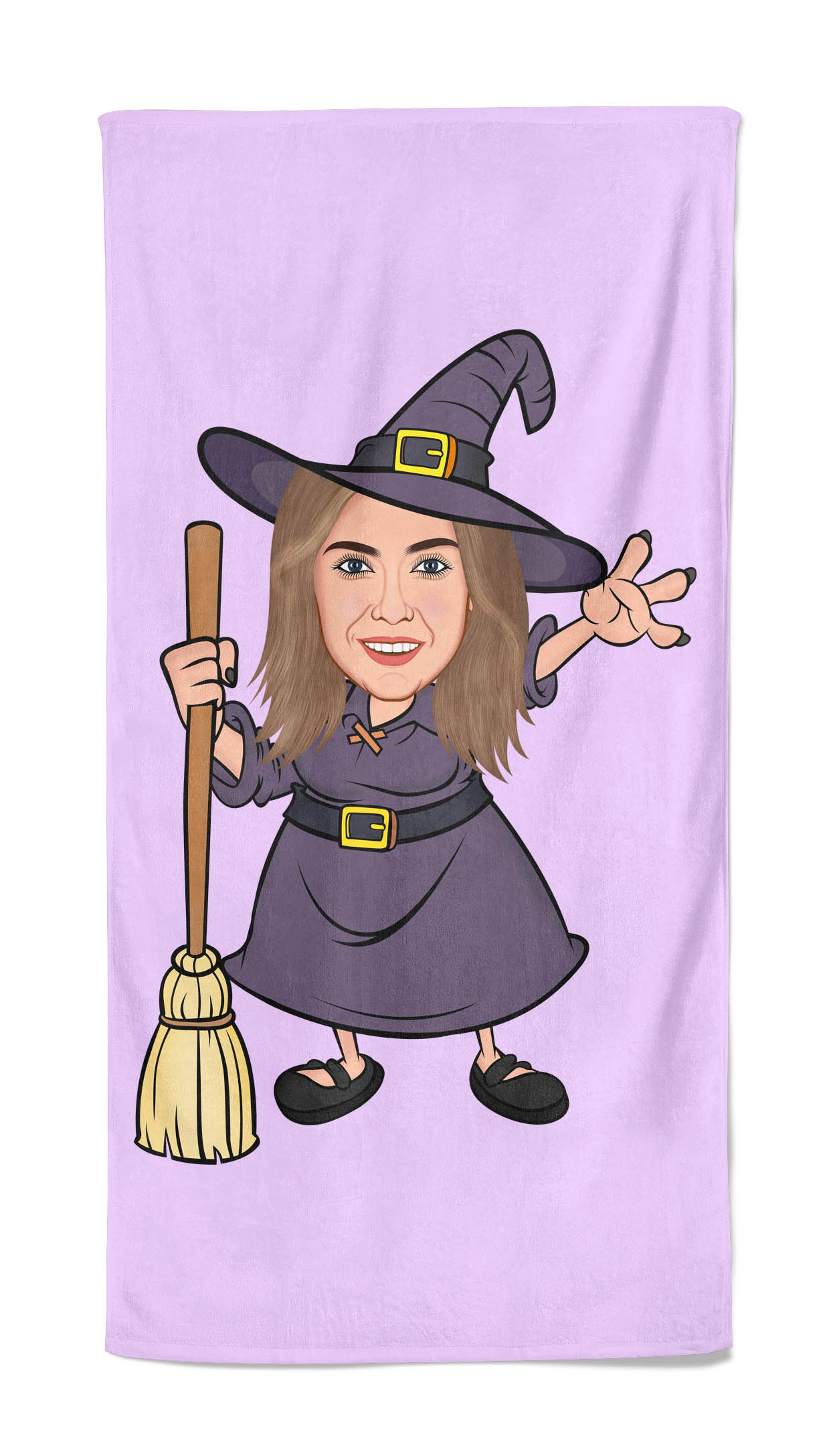 Cartoon Handdoek Witch