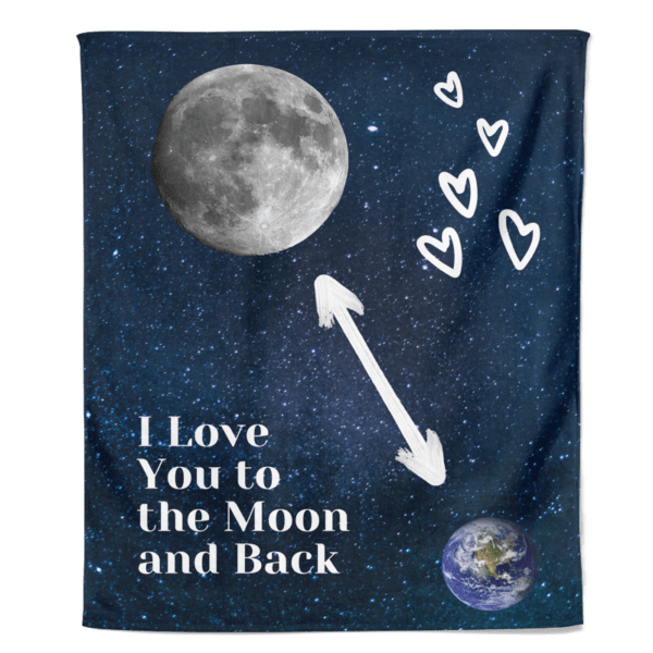 fleecedeken to the moon and back