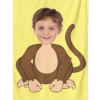 Monkey cartoon handdoek