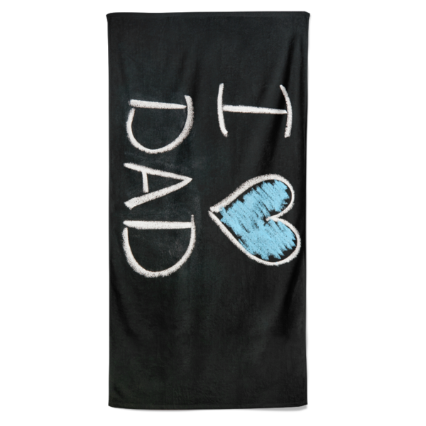 Vaderdag handdoek - I Love Dad