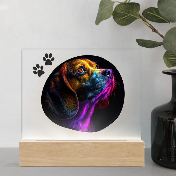 3D Led Lamp - Beagle 1 Color