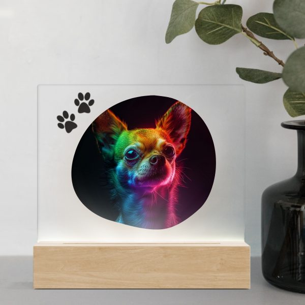 3D Led Lamp - Chihuahua 1 Color