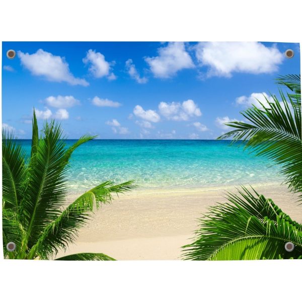 Tuinposter - tropisch strand