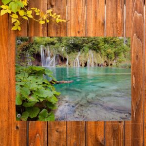 Weerbestendige waterval tuinposter voor een natuurlijke uitstraling