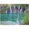 Weer- en UV-bestendige tuinposter met tropische waterval